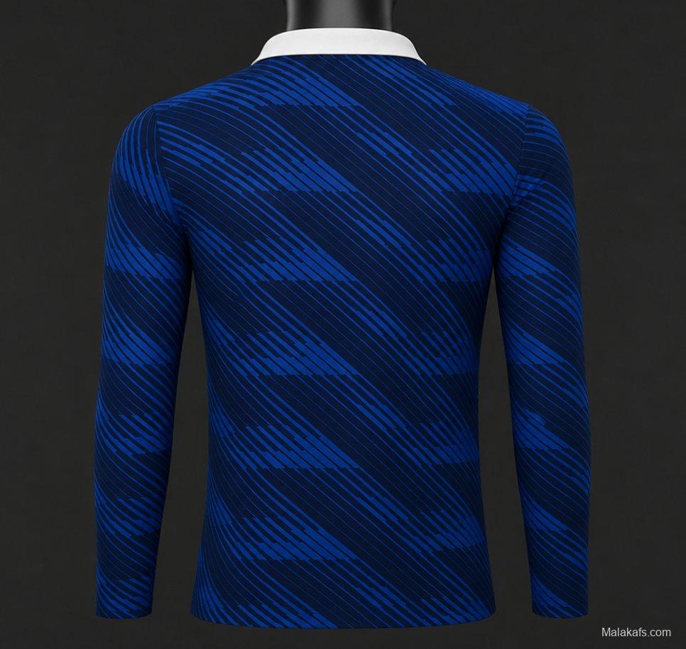 Player Version 2026 France Home Long Sleeve Jersey