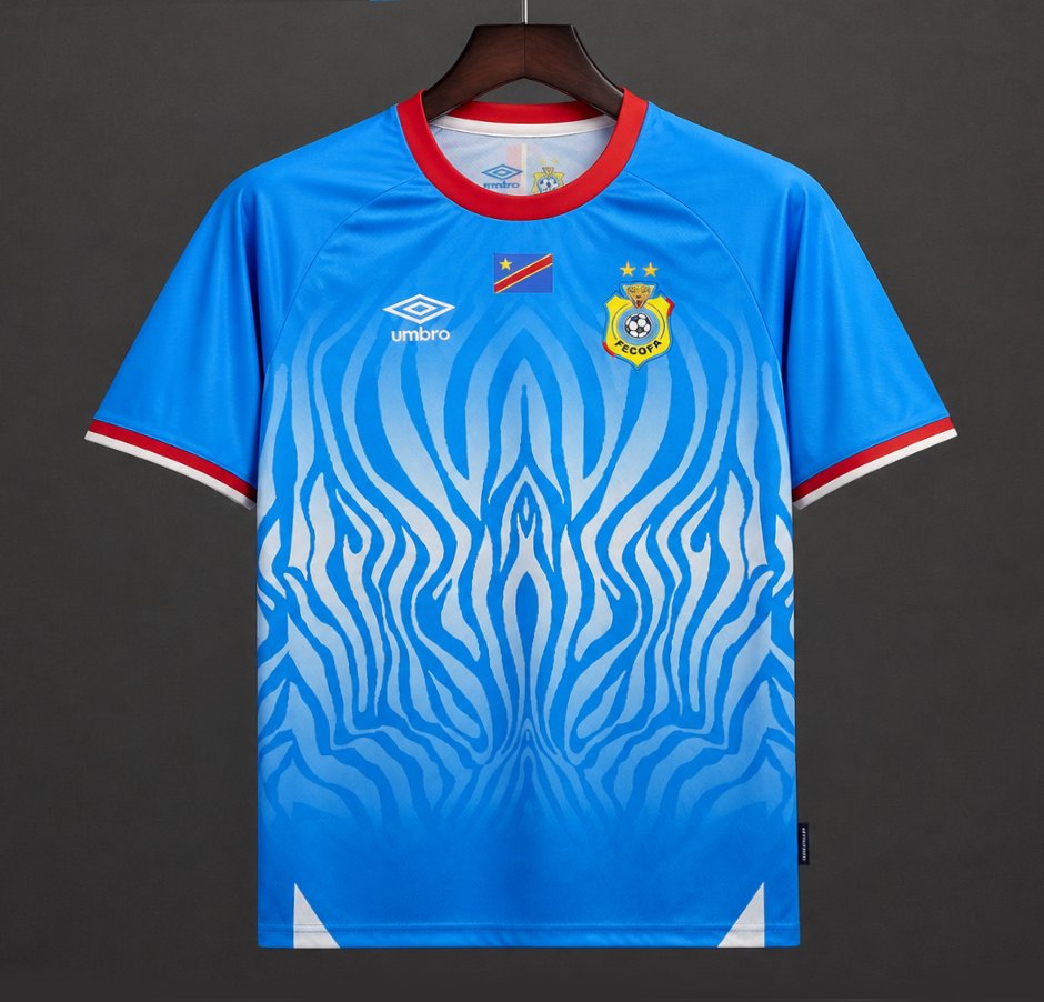 2026 DR Congo Sky Blue  Home Jersey