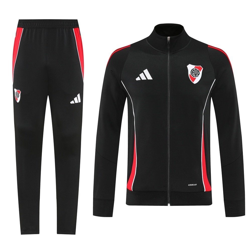 25-26 CA River Plate Black Jacket Adult Sweater tracksuit set