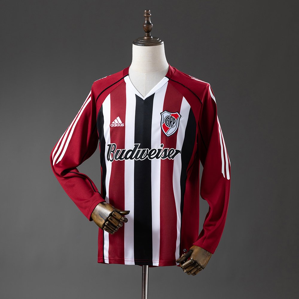 Retro 05/06 River Plate Away Long Sleeve Jersey