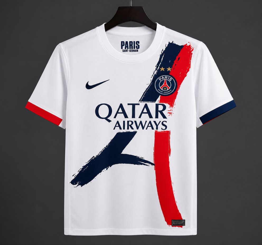 2 Star 25/26 PSG Away Jersey