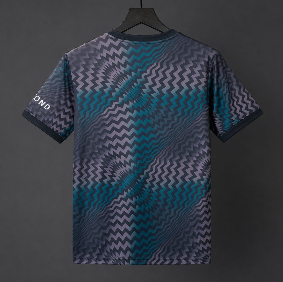 26/27 PSG/Paris Saint-Germain Home Goalkeeper Black/Blue Zigzag Pattern Jersey