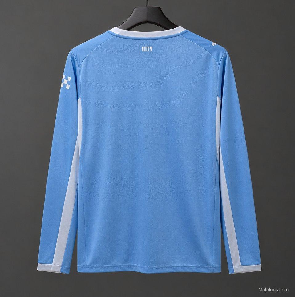 26/27 Manchester City Home Long Sleeve Jersey