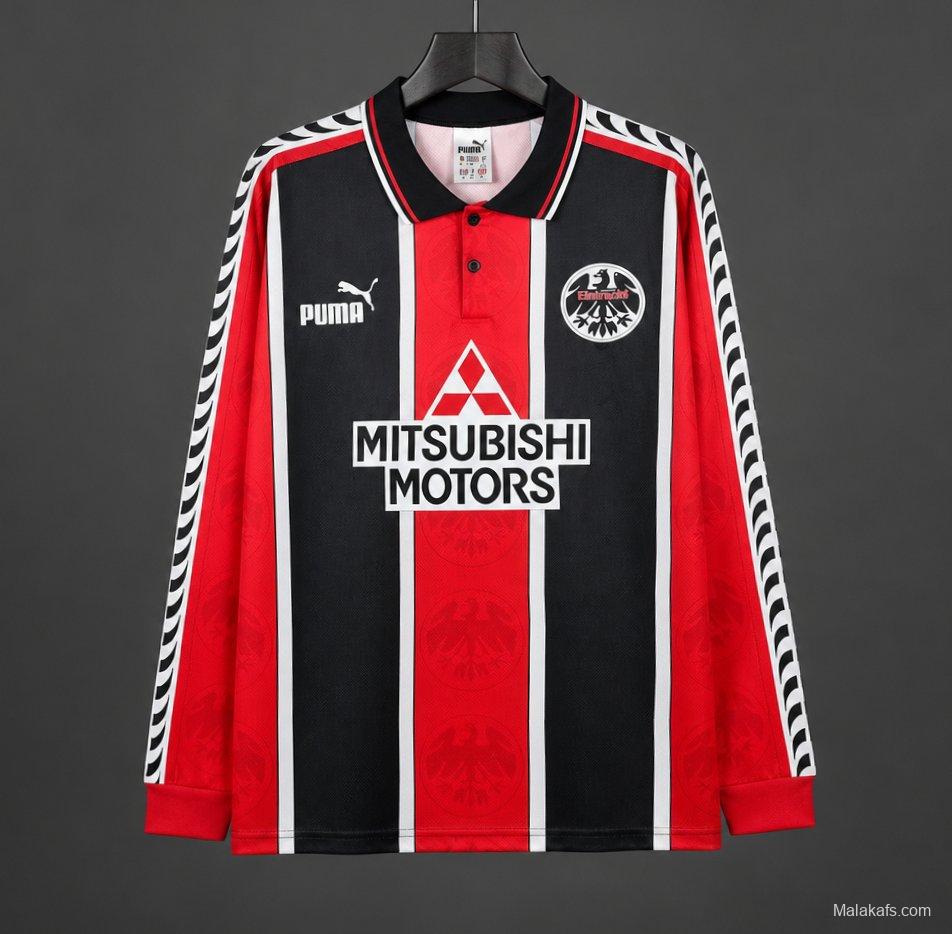 Retro 95/96 Eintracht Frankfurt Home Long Sleeve Jersey
