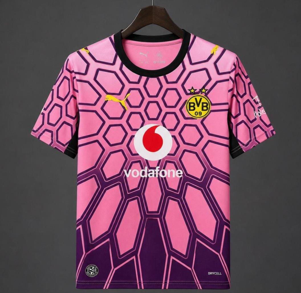 26/27 Borussia Dortmund Goalkeeper Pink Jersey