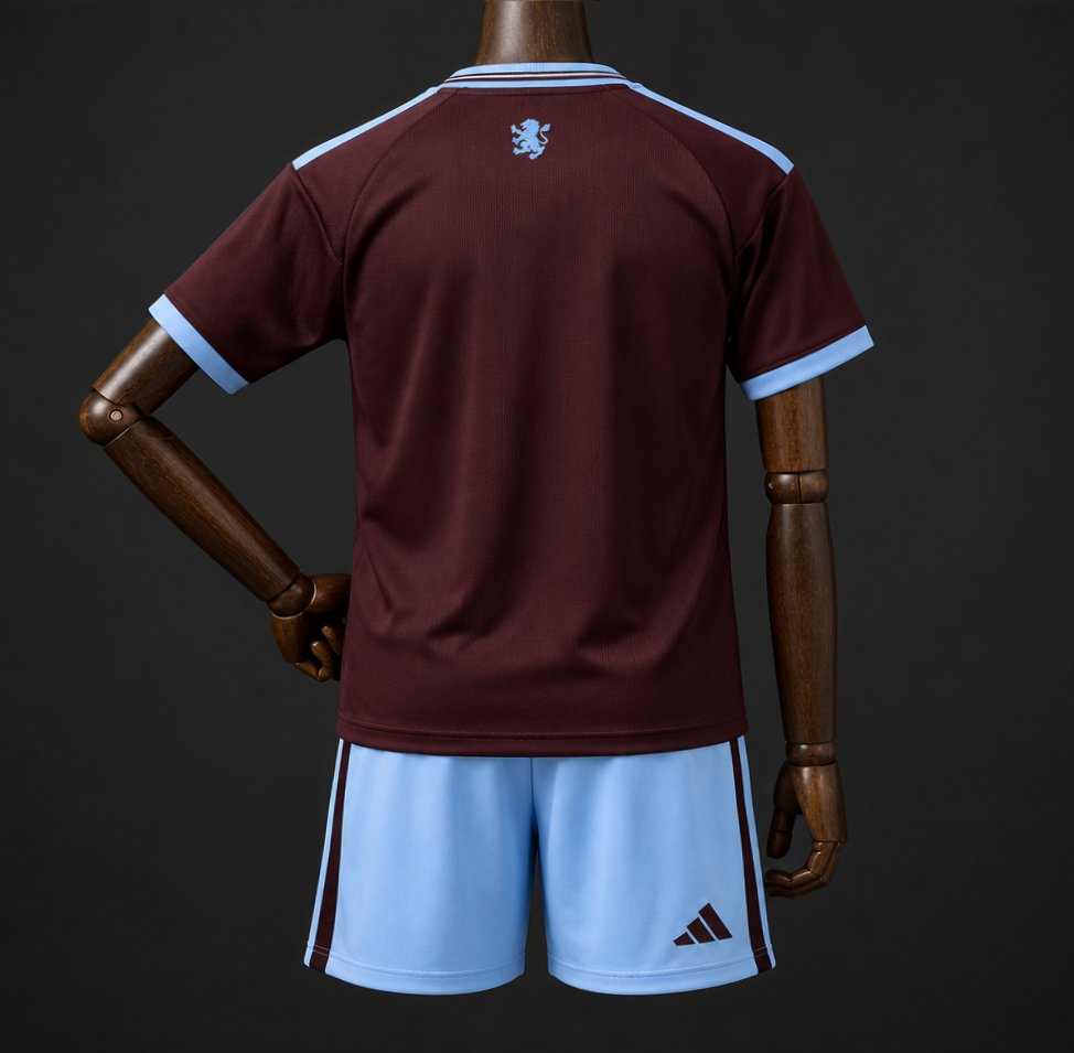 26/27 Kids Aston Villa Home Jersey