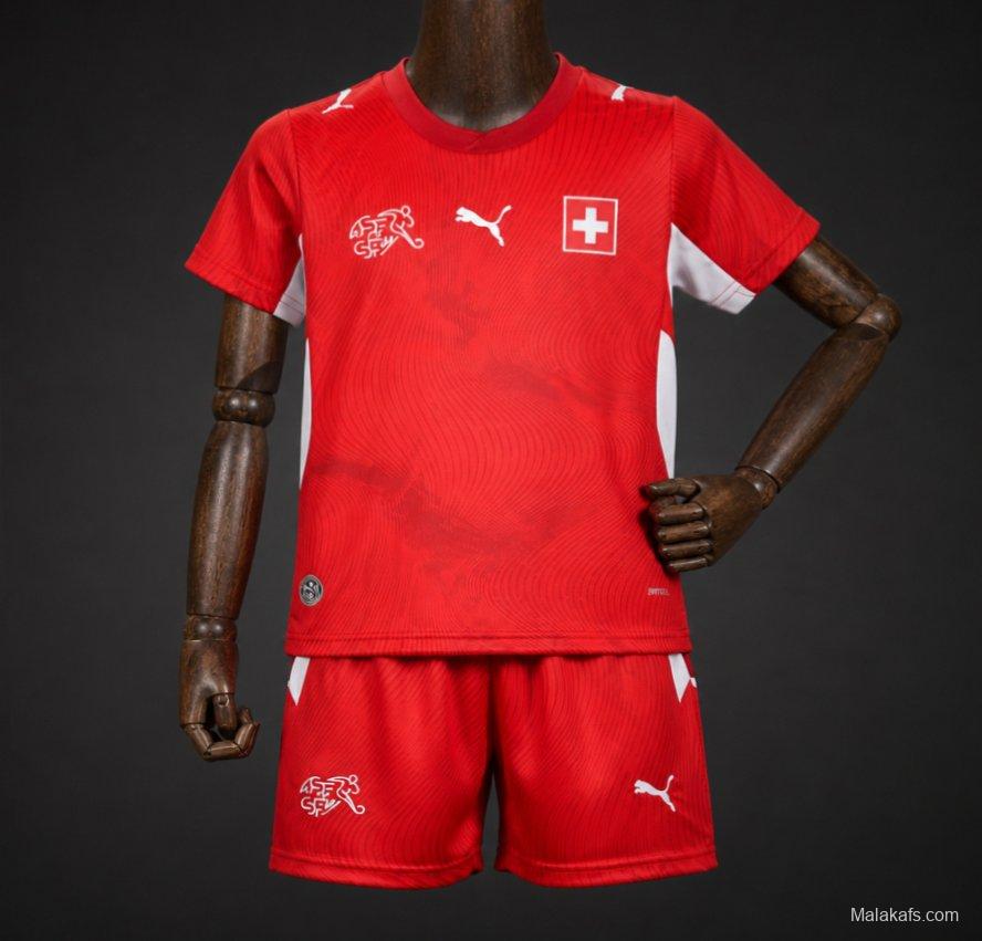 2026 Kids Switzerland World Cup Home Kit