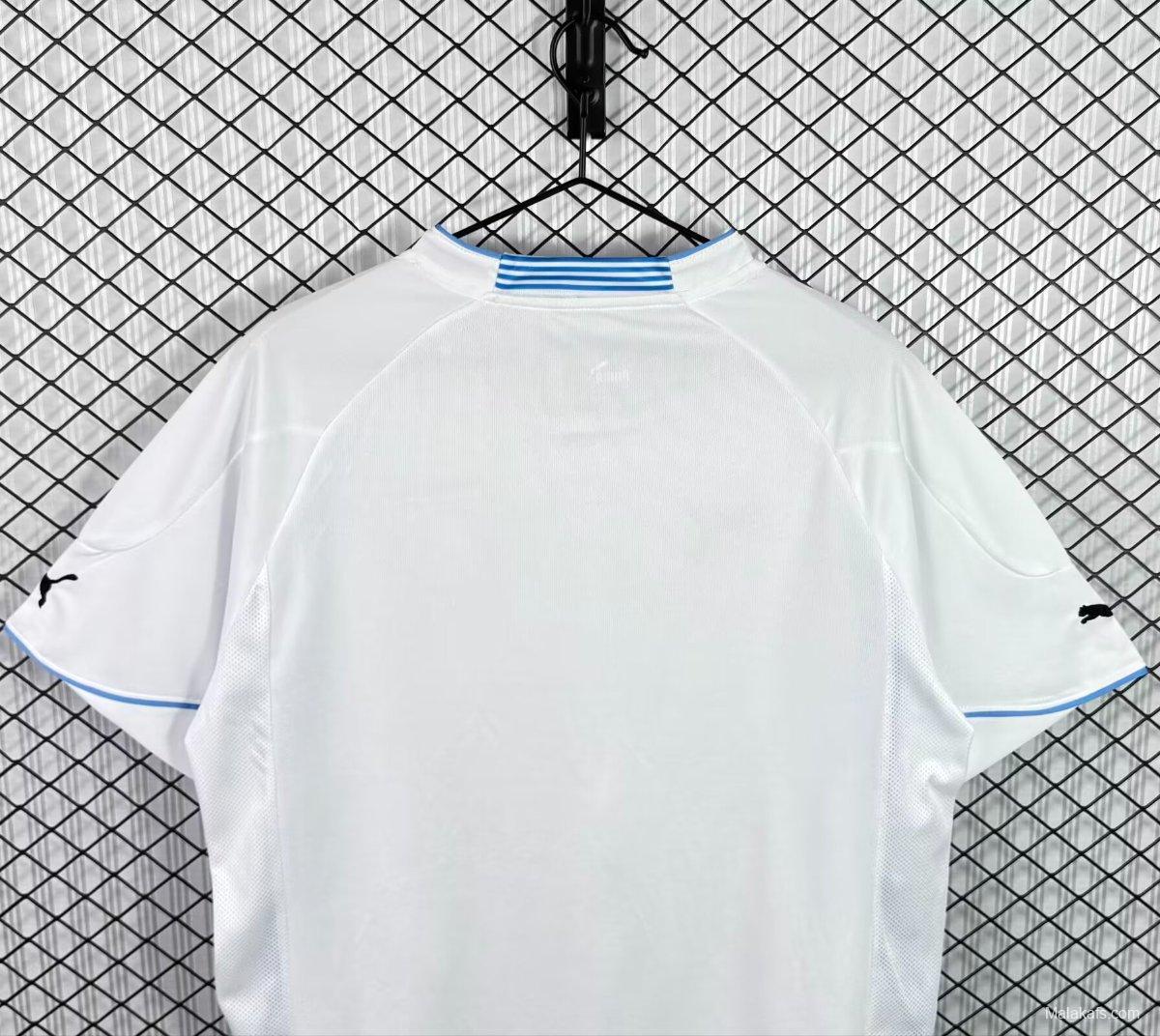 Retro 2010 Uruguay Away White Jersey
