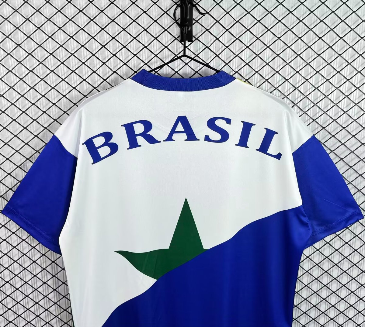 Retro1994 Brazil Blue Green Yellow Training Jersey