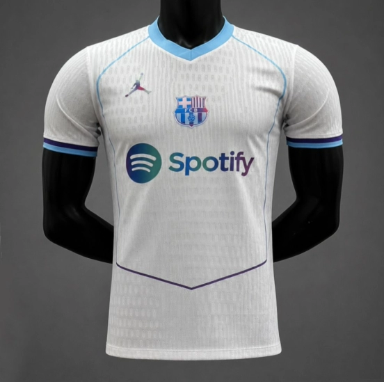 Player Version 26/27 Barcelona White/Light Blue Concept Away Jersey