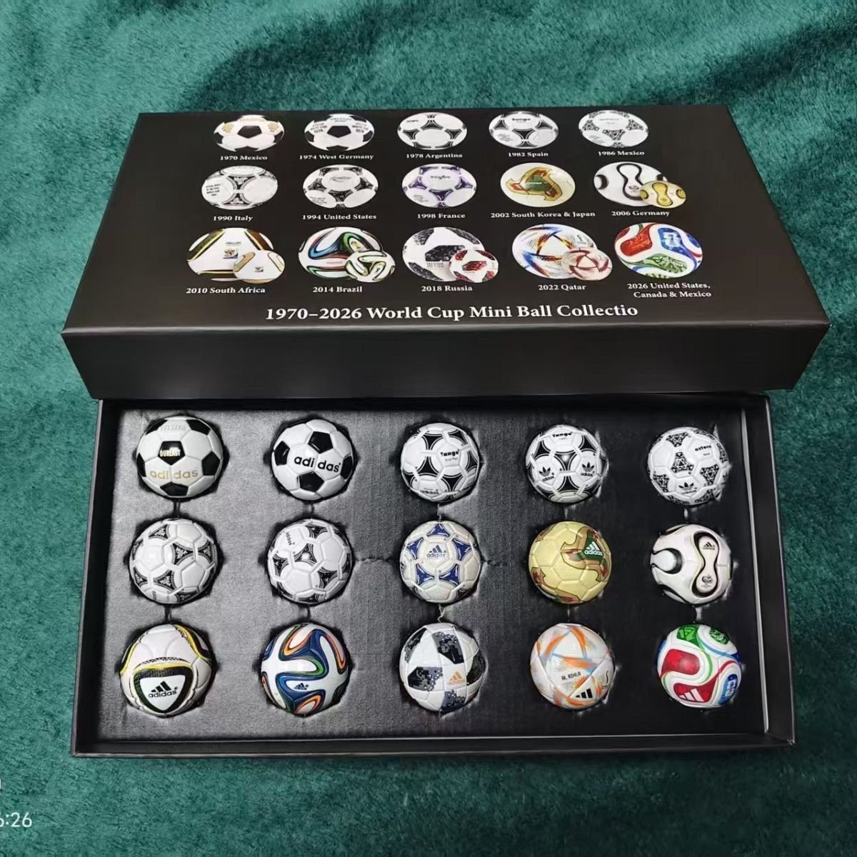 2026 Adidas World Cup Historical Mini Ball Set