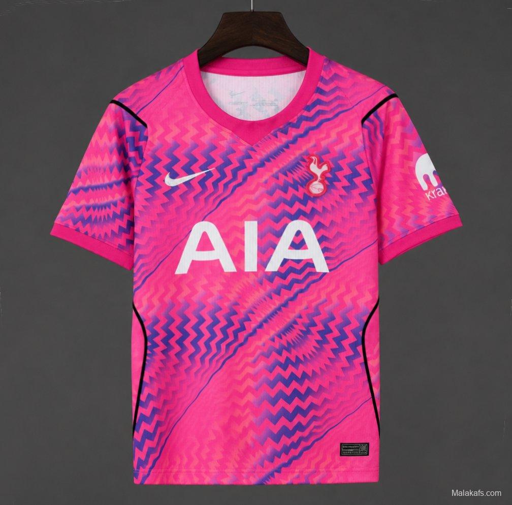 26/27 Tottenham Hotspur Pink Goalkeeper Jersey