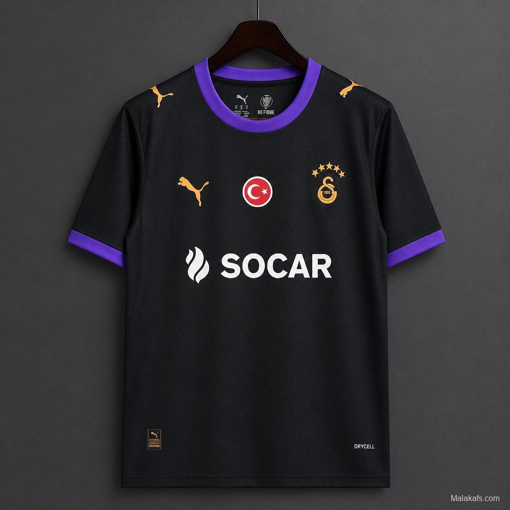 26/27 Galatasaray Third Black Jersey