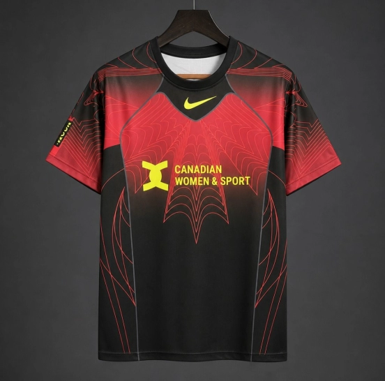 2026 Canada World Cup Black/RED Pre-Match Jersey