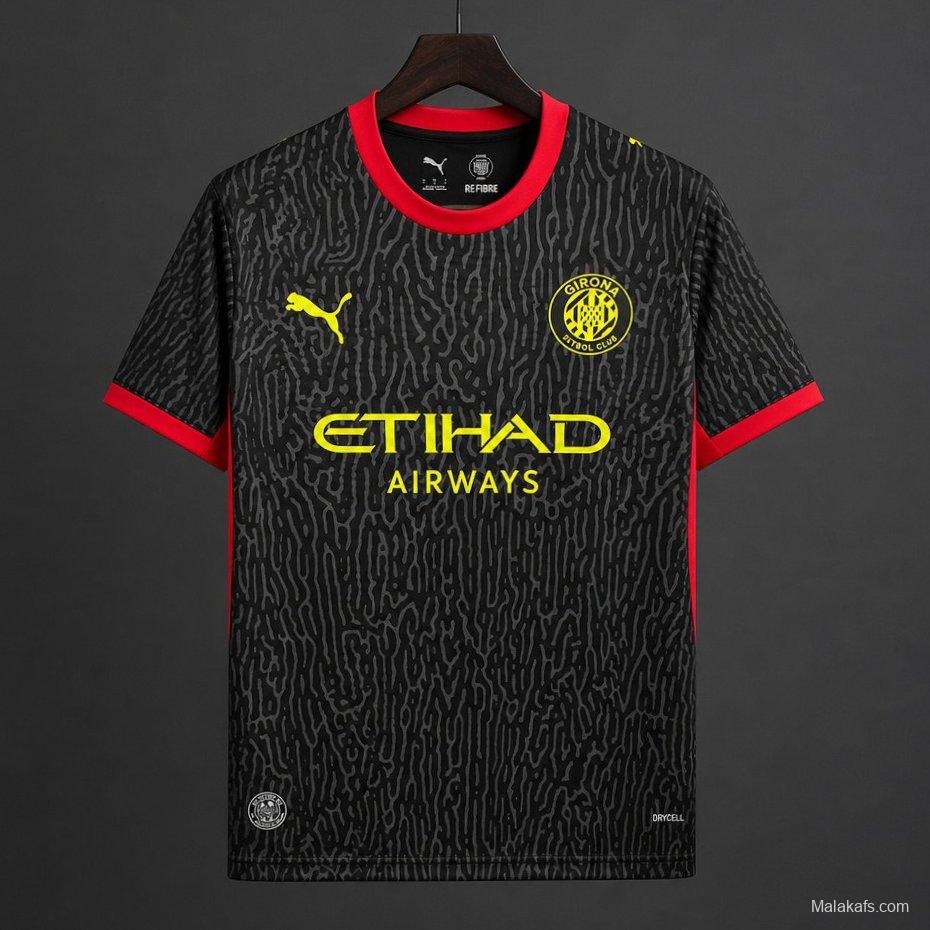 26/27 Girona Away Black Jersey