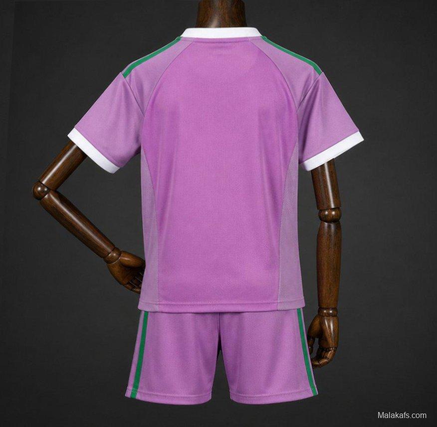 2627 Kids Leeds United Away Purple Jersey