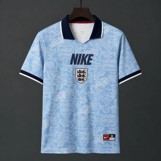 2026 England Light Blue with Graphic Pattern Special Edition Jersey