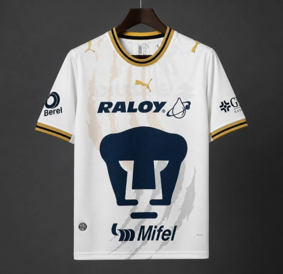 26/27 Pumas UNAM Away White Jersey
