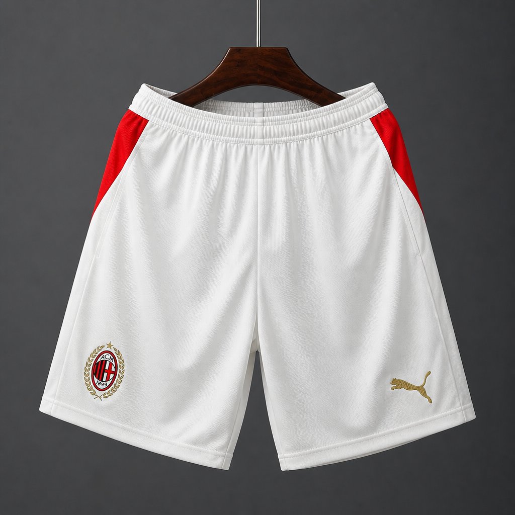 26/27 AC Milan Home White  Shorts