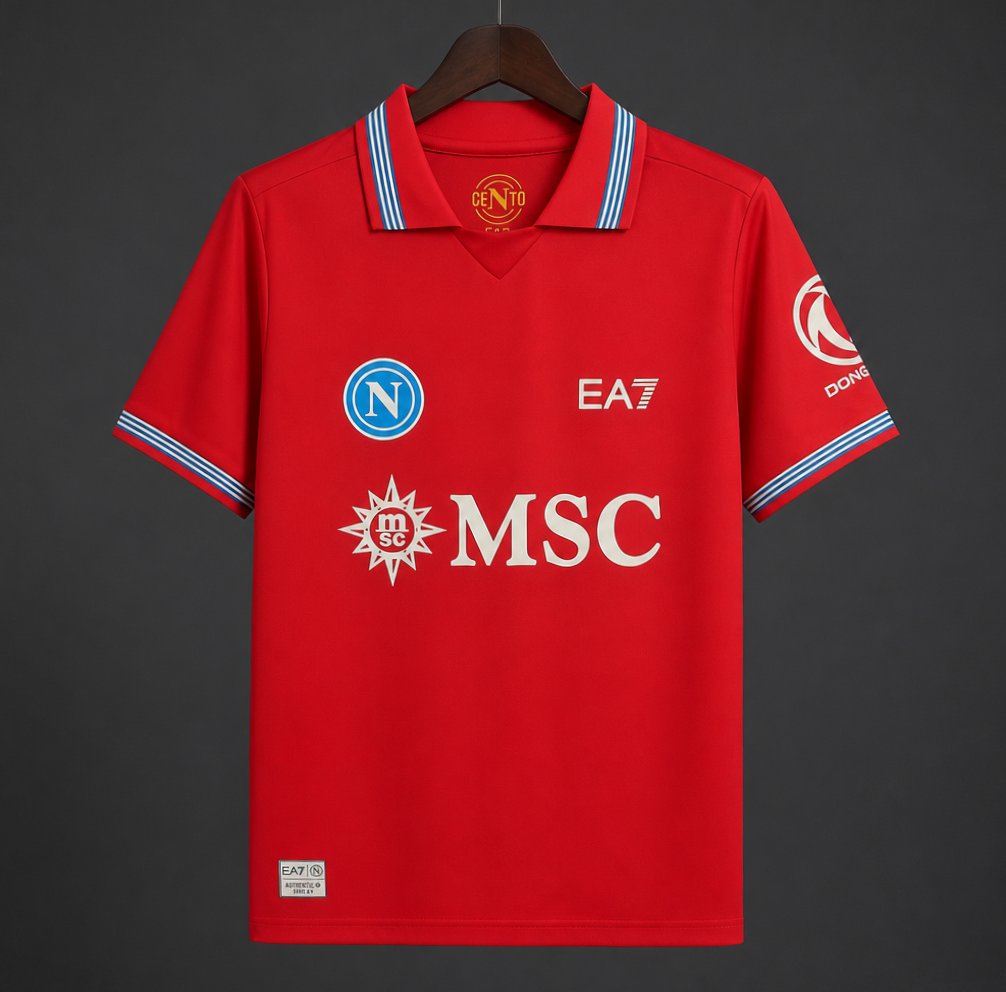 26/27 SSC Napoli Third Red Jersey