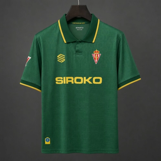 26/27 Sporting de Gijon Away Green Jersey