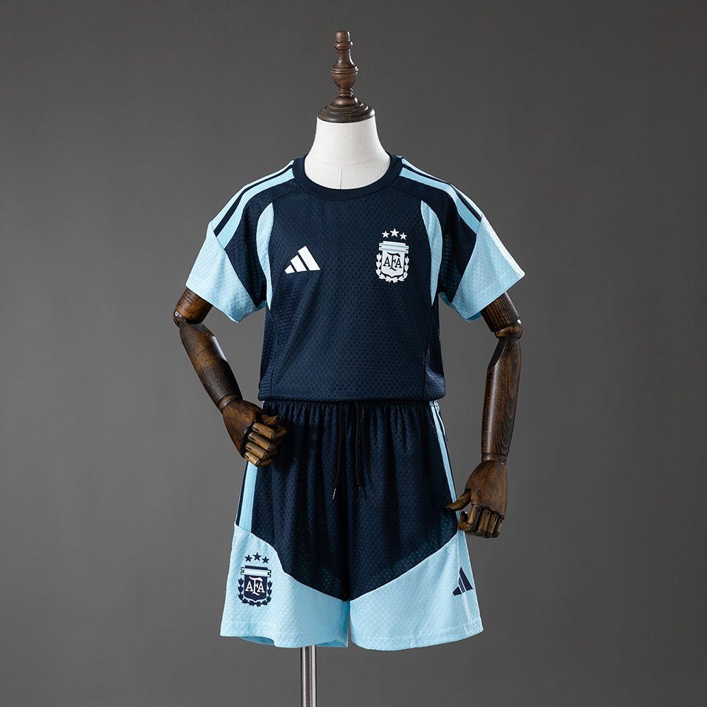 Argentina 2026 Player Version Training Blue Kids Kit