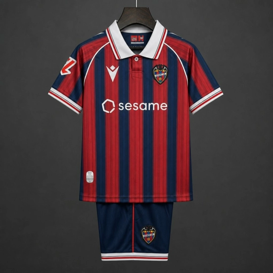26/27 Kids Levante UD Home Red Blue Jersey Kit