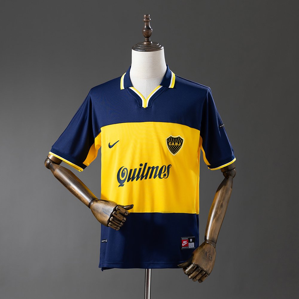Retro Boca Juniors 1999 home Soccer Jersey