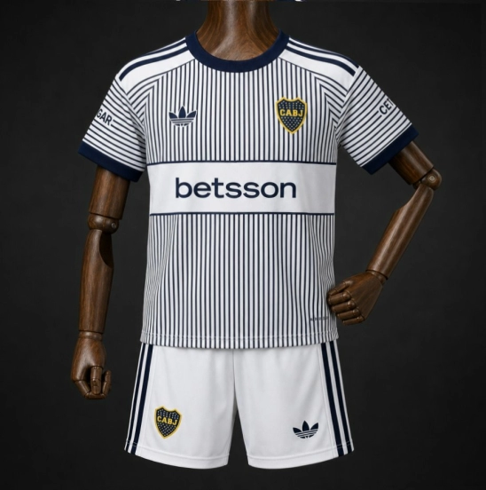 26/27 Kids Boca Juniors Away Jersey