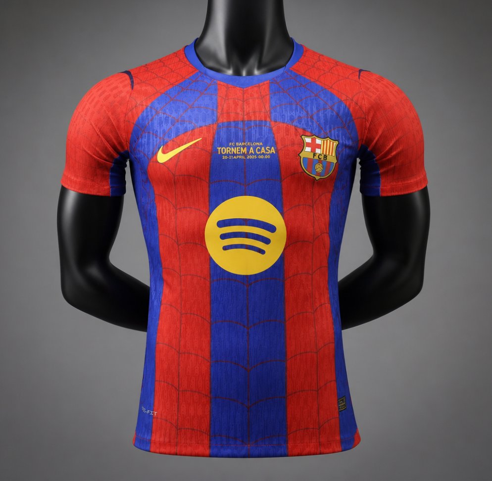 Player Version 26/27 FC Barcelona Spider-Man Special Edition Jersey