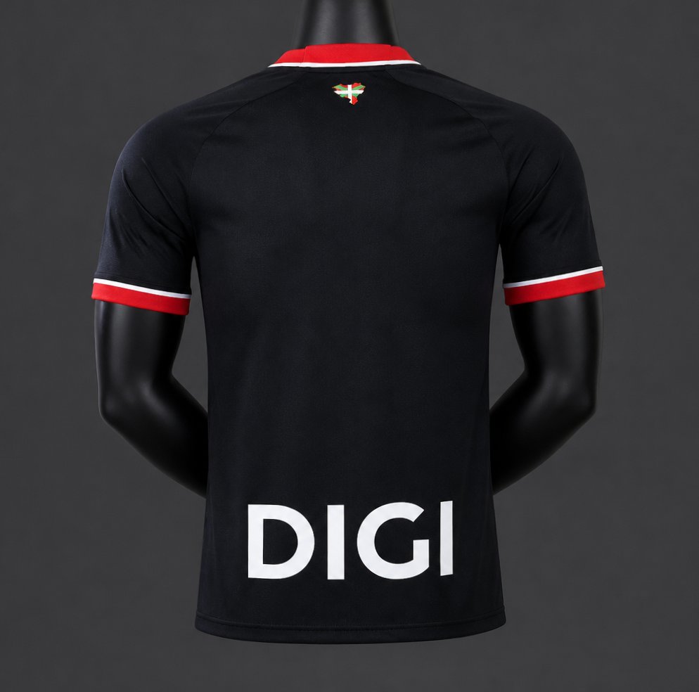 Player Version 26/27 Athletic Club Bilbao Black Jersey