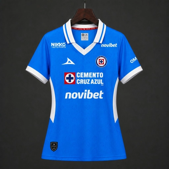 26/27 Women Cruz Azul Home Blue Jersey