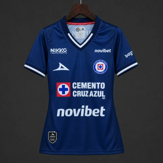 26/27 Women Cruz  Azul Third Navy Jersey