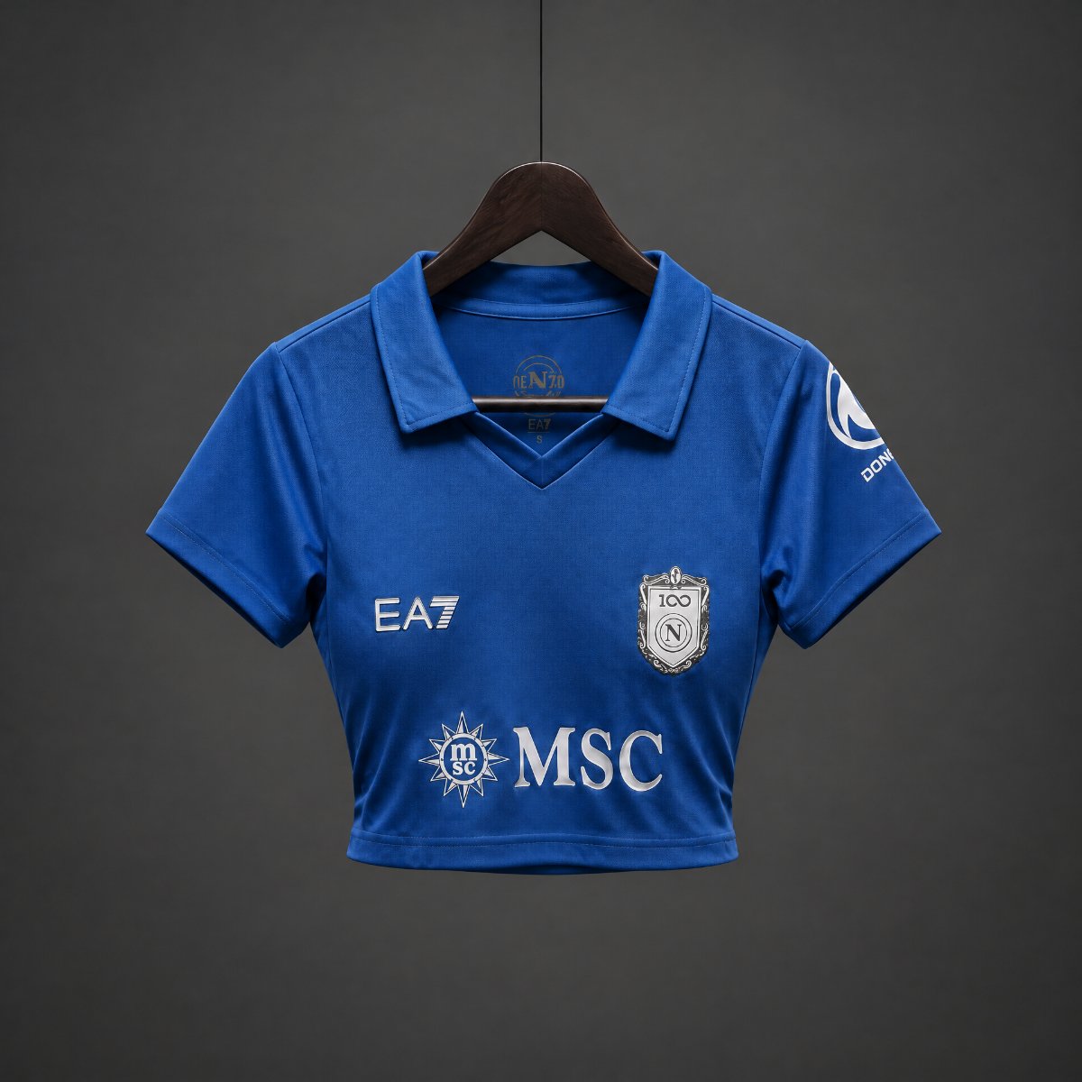 26/27 SSC Napoli Home Women Crop Jersey