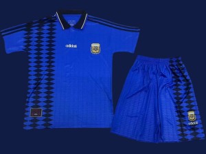 Retro 1994 Argentina Away Kids Set T-shirt and shorts